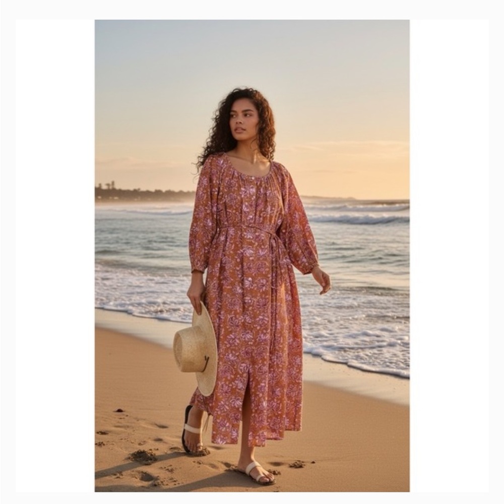 THE GREAT. Shoreline Cover Up Dress
